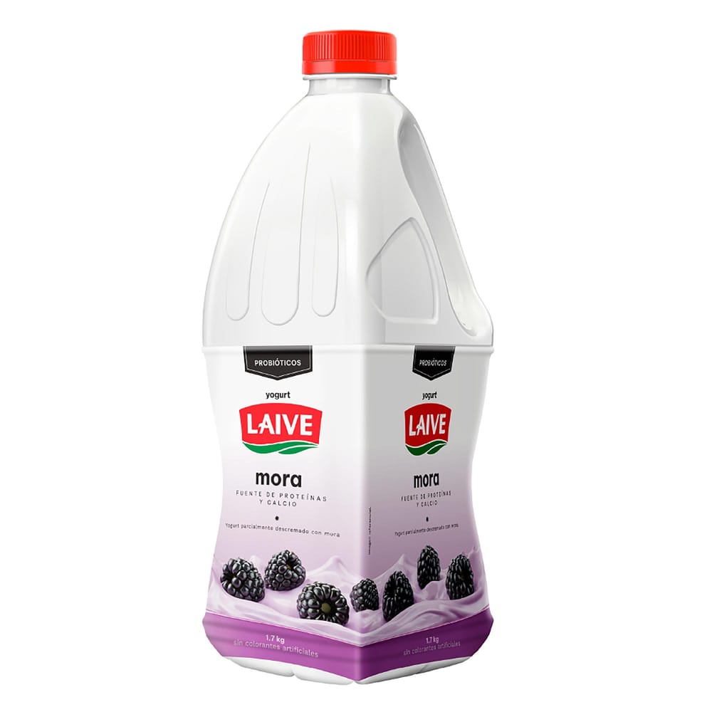 Yogurt Probiótico LAIVE Sabor a Mora Galonera 1.7Kg