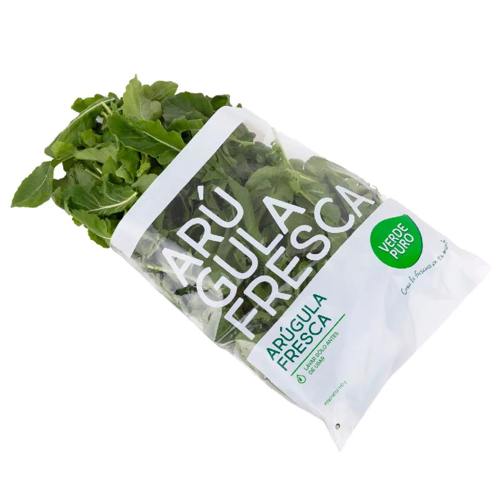 Arúgula VERDE PURO Bolsa 160g aprox.