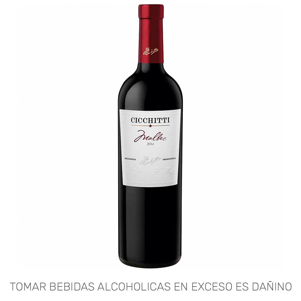Vino Tinto CICCHITTI Malbec Botella 750ml