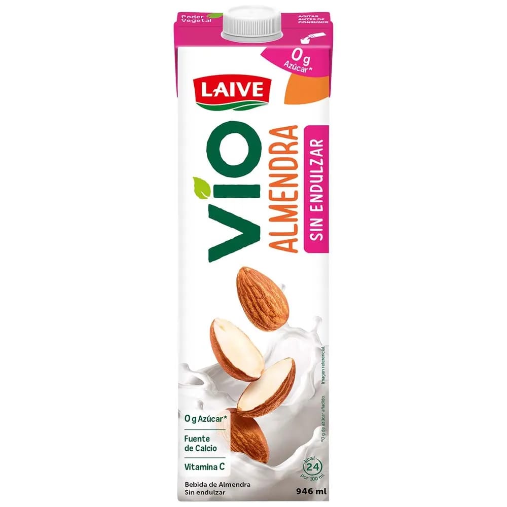Bebida de Almendra LAIVE Vio sin Endulzante Tetrapack 946ml