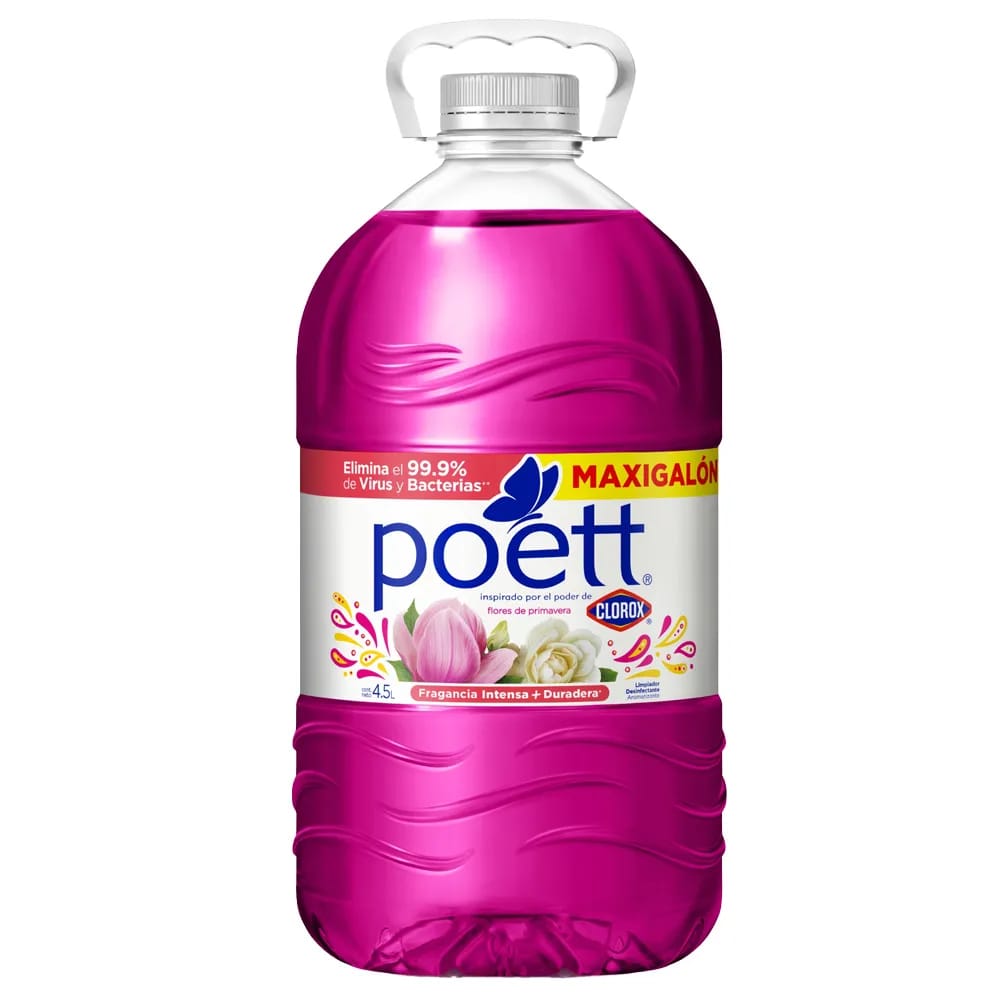 Limpiador POETT Flores de Primavera Botella 4.5L