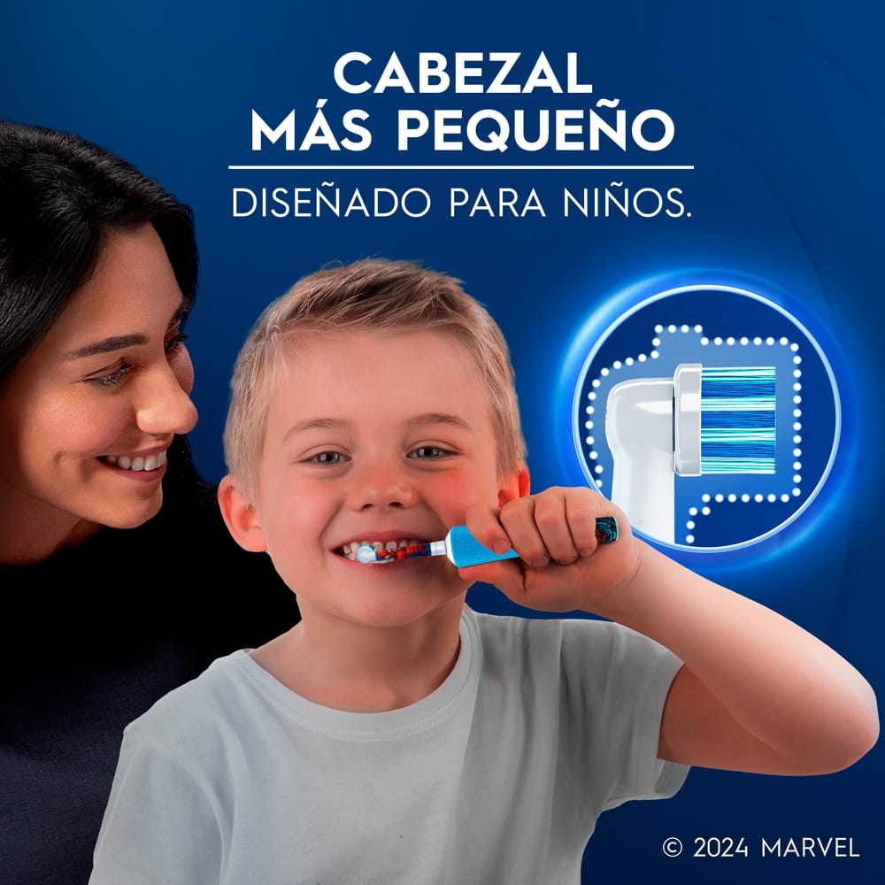 Cepillo Eléctrico Recargable ORAL-B Marvel Spider-man Caja 1un
