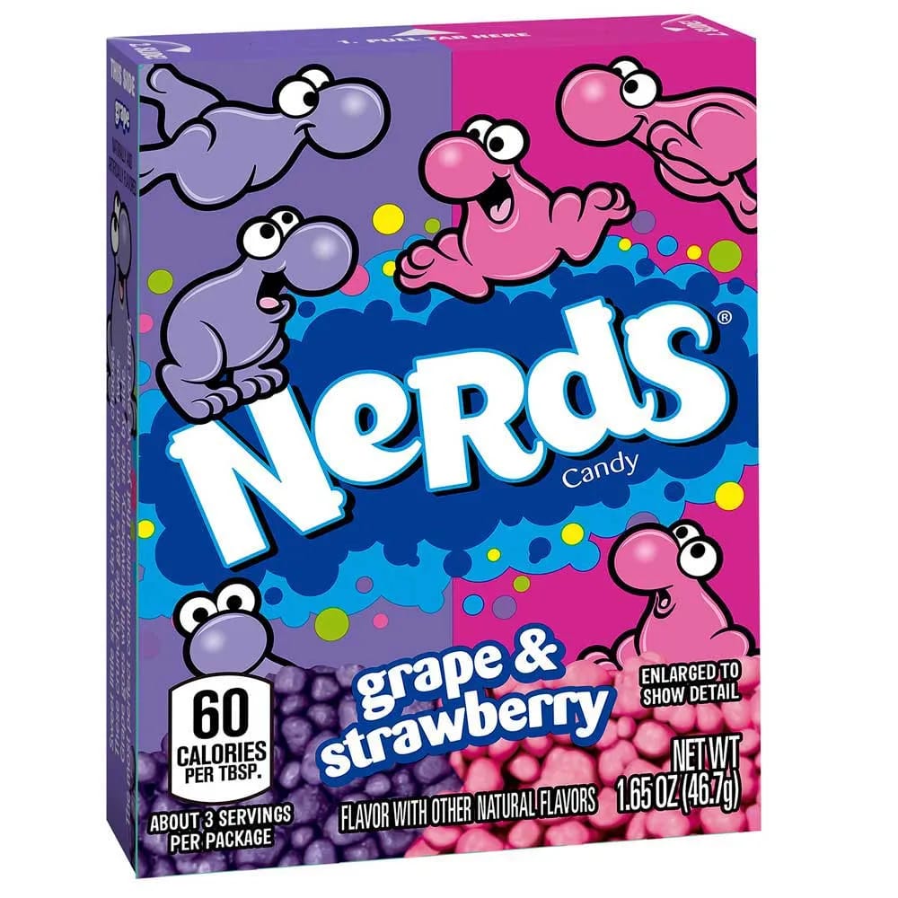 NERDS Grape & Strawberry Paquete 46.7g