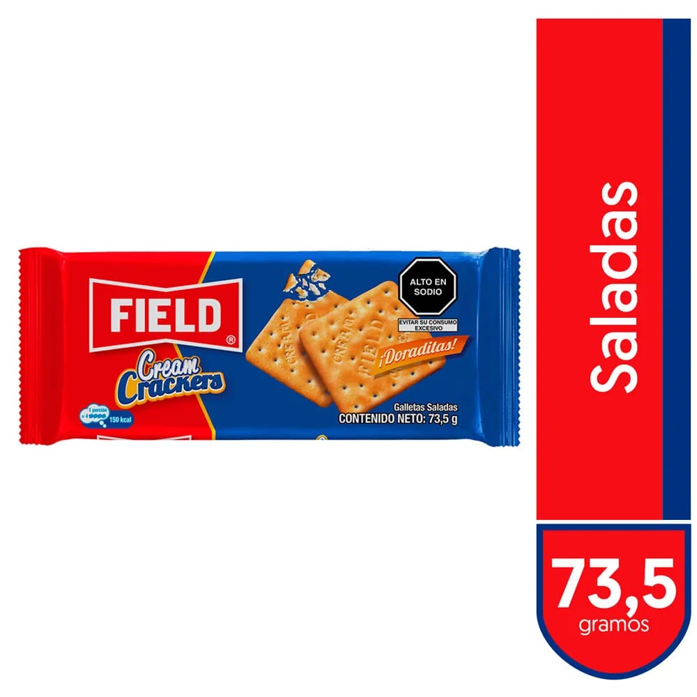 Galletas FIELD Cream Crakers Bolsa 73.5g