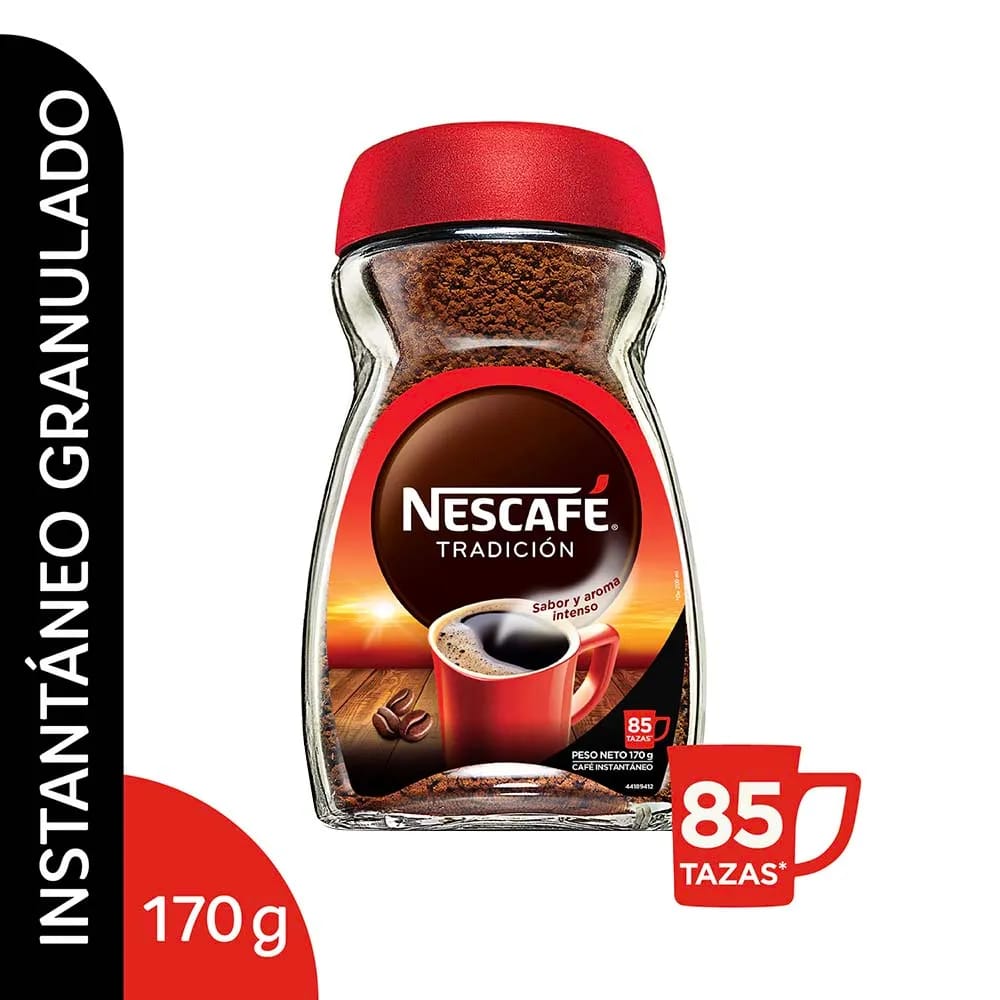 Café Instantáneo NESCAFÉ Tradición Frasco 170g