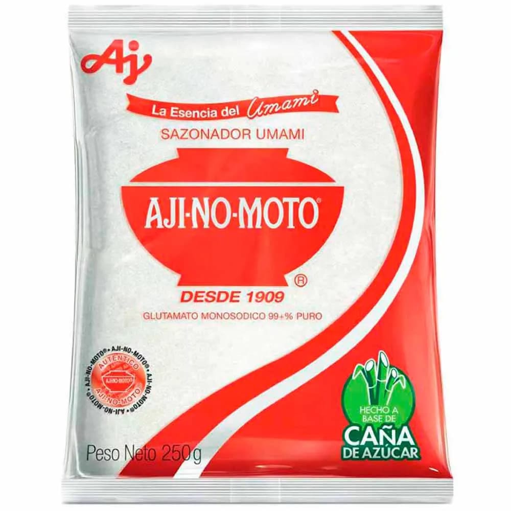 Sazonador AJI-NO-MOTO Umami Glutamato de Sodio Bolsa 250Gr