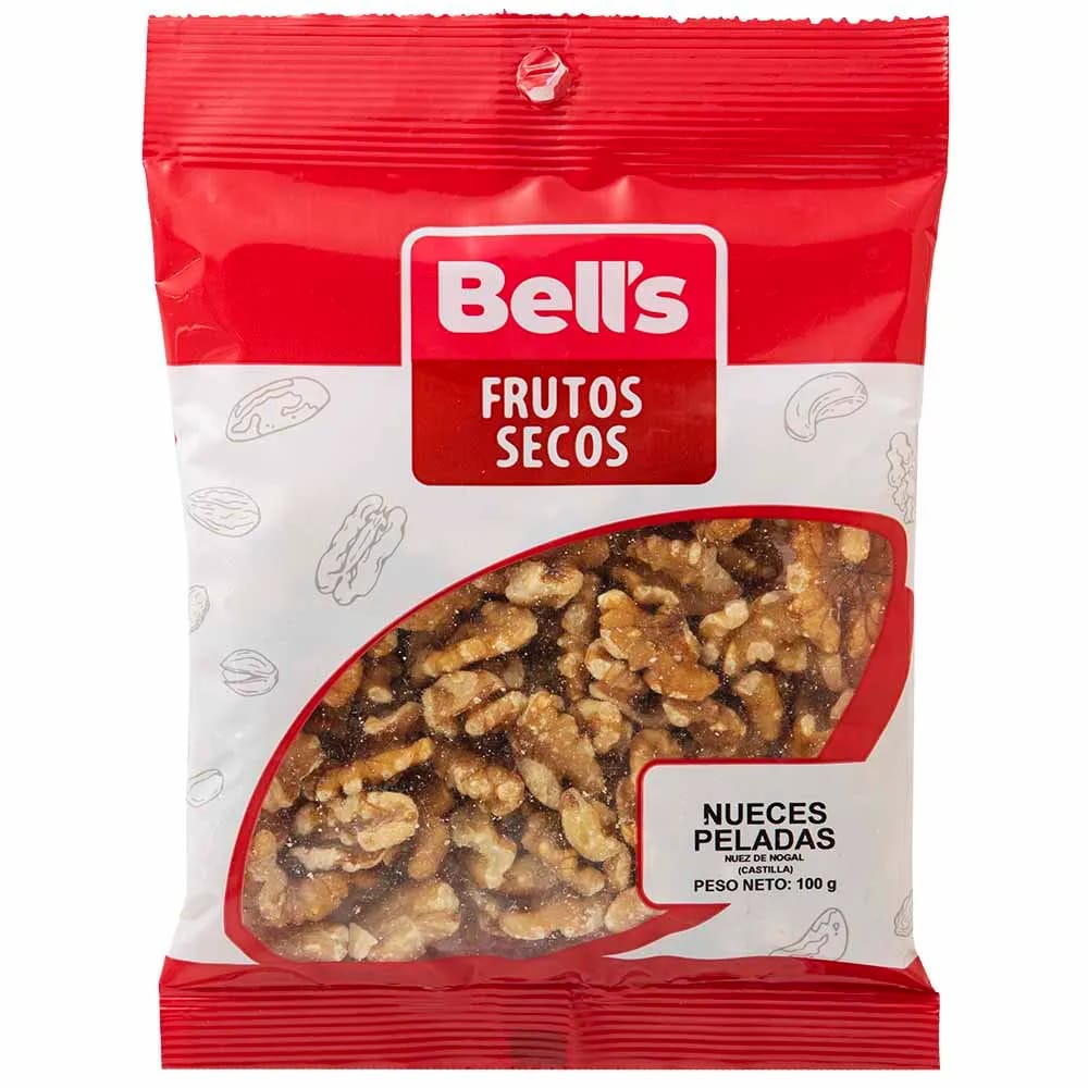 Piqueo BELL'S Nueces Peladas Bolsa 100g
