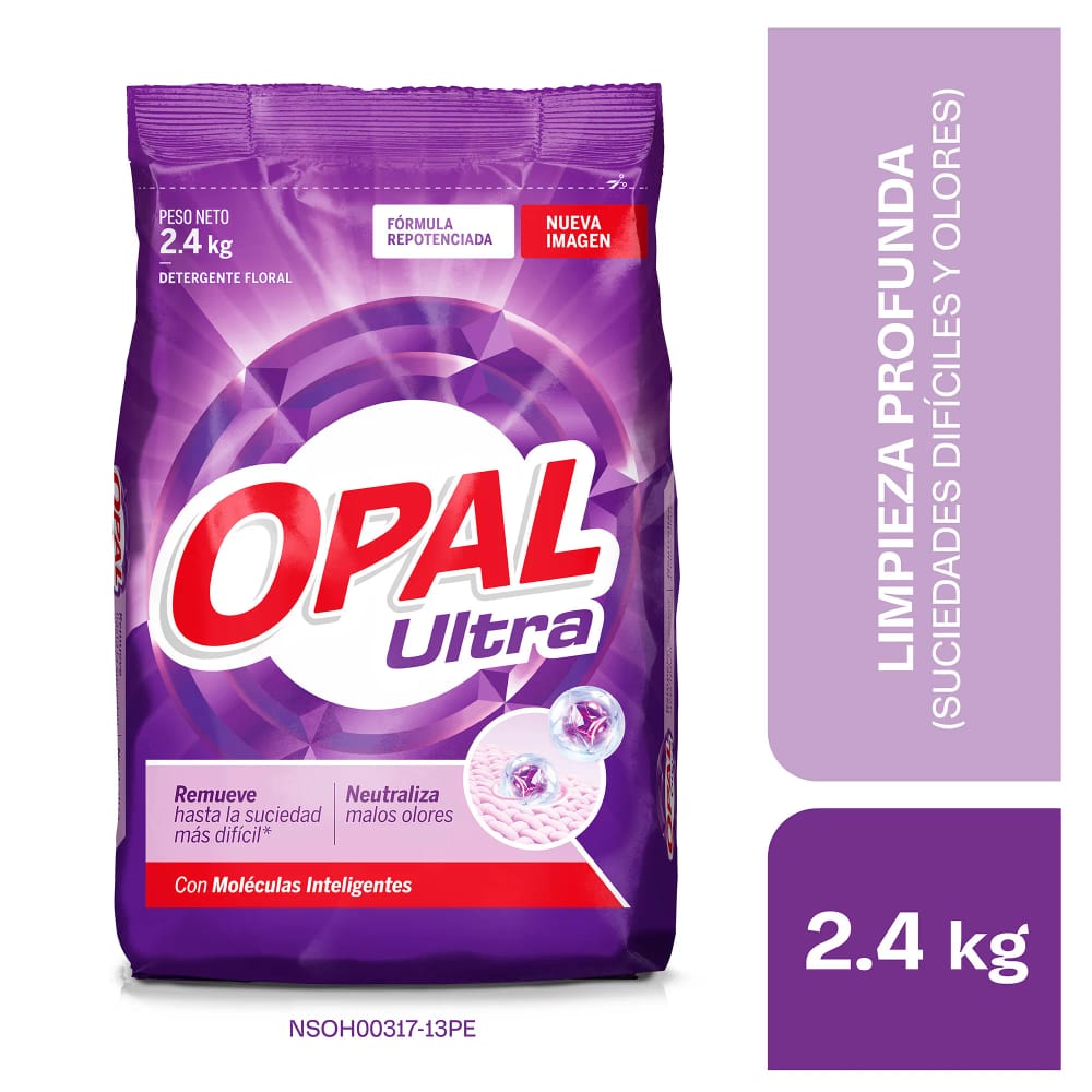 Detergente en Polvo OPAL Ultra Bolsa 2.4kg
