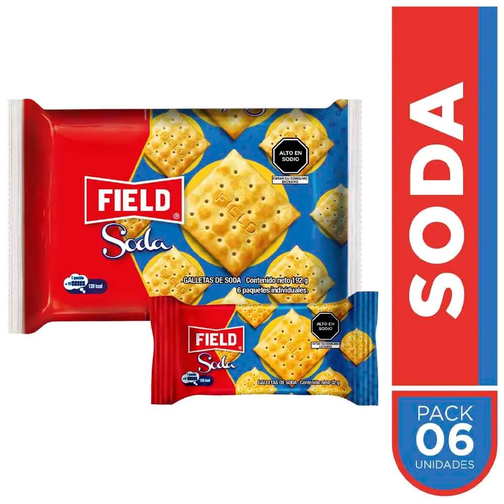 Galletas Soda FIELD Bolsa 6un