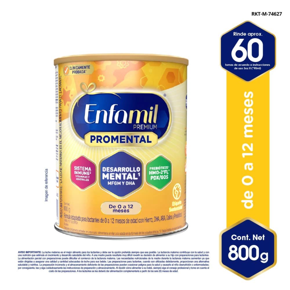 Fórmula Infantil ENFAMIL Premium Promental Lata 800g