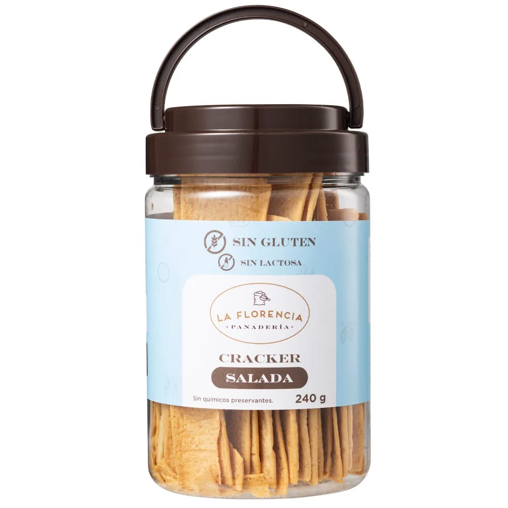 Cracker Saladas sin Gluten LA FLORENCIA Pote 240g