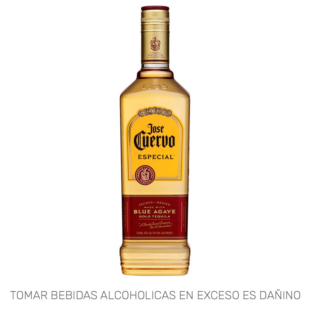 Tequila JOSÉ CUERVO Especial Reposado Botella 750ml