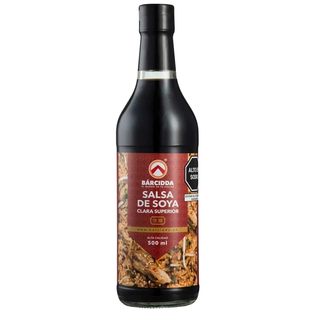 Salsa Soya Clara BARCIDDA Frasco 500ml
