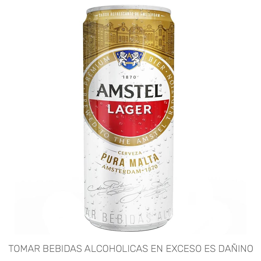 Cerveza AMSTEL Lata 473ml