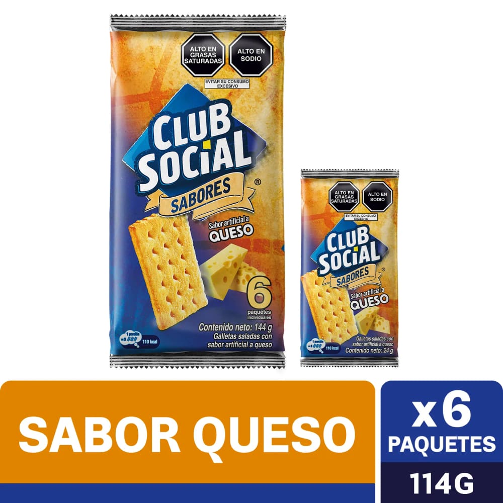 Galletas NABISCO Club Social Queso Bolsa 144g