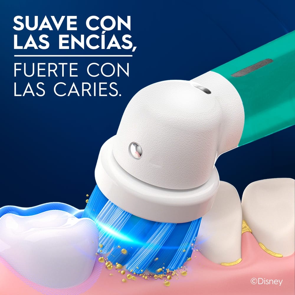 Cabezales de Repuesto ORAL-B para Cepillo Dental Eléctrico Disney Princesas Blíster 2un