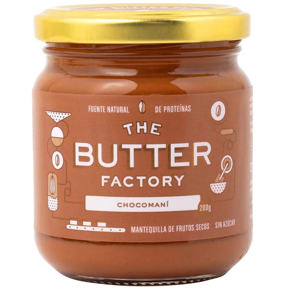 Mantequilla de Chocomaní THE BUTTER FACTORY Frasco 200g