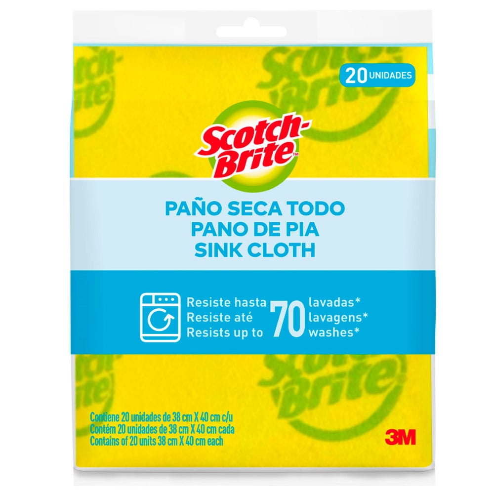 Paño Secatodo SCOTCH-BRITE Paquete 20un